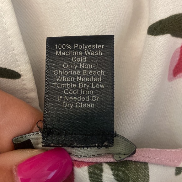 Ann Taylor Floral Double Bell Sleeve Blouse - Picture 8 of 8